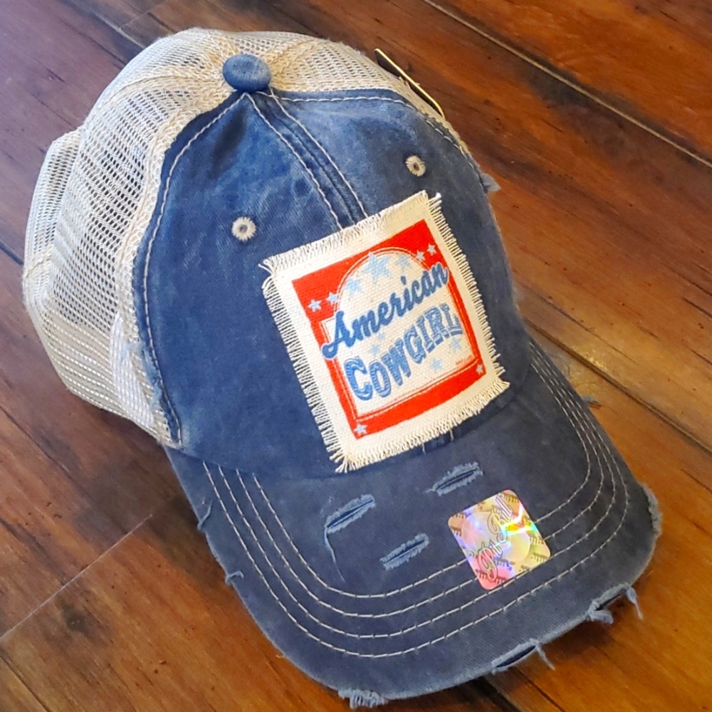 Distressed canvas truckee cap